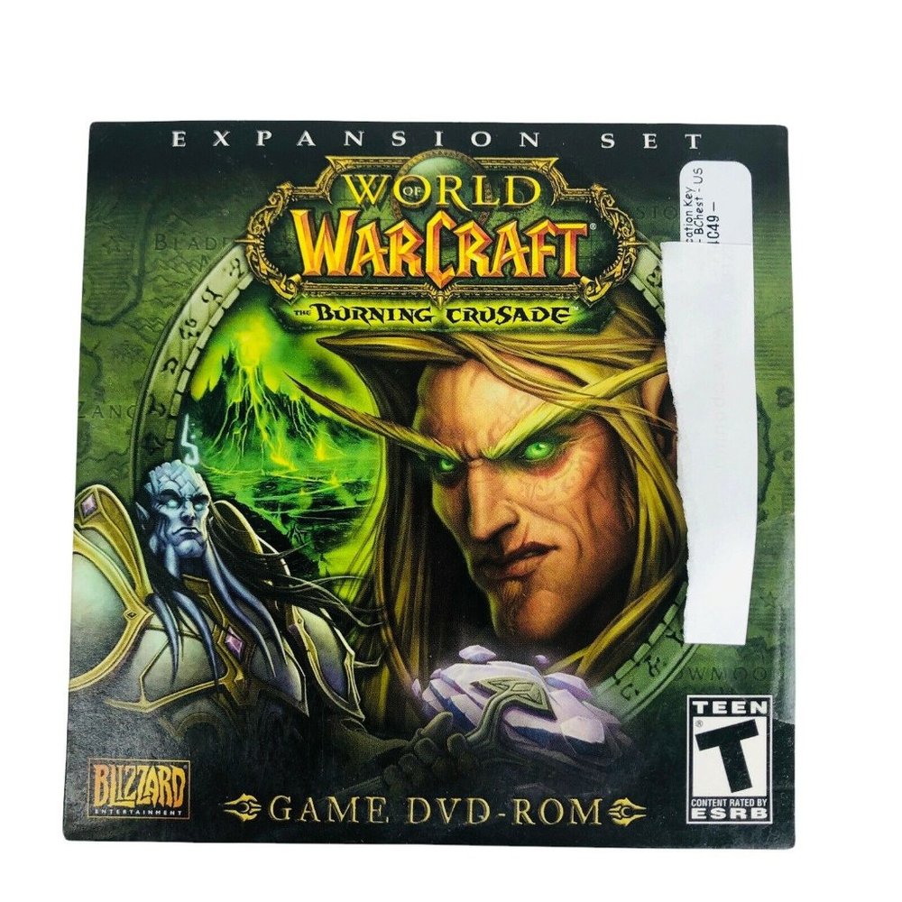 World Of Warcraft Burning Crusade Expansion Set DVD ROM New Sealed Blizzard Code - Picture 2 of 4